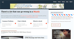 Desktop Screenshot of mazdaproblems.com